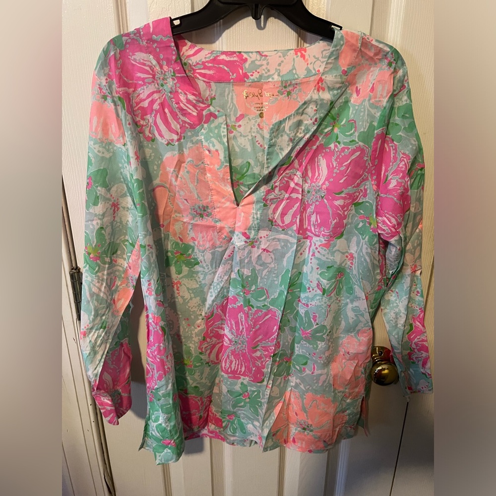 Lilly Pulitzer Amelia Island Tunic Beach Walk Poolside